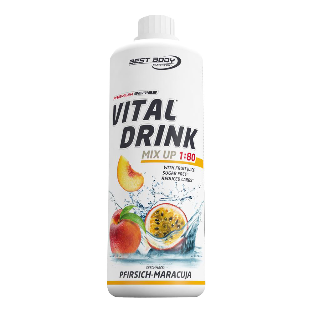 Maracuja Mineraldrink Nutrition Getränkekonzentrat kalorienarmer Vital Drink 1L