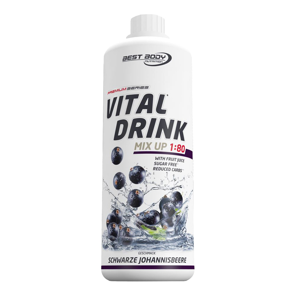 Johannisbeere Mineraldrink Nutrition Getränkekonzentrat kalorienarm Vital Drink