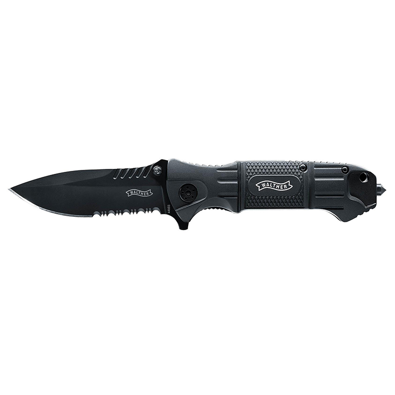 Walther Black Tac Knife Messer Taschenmesser Rescue Knife BTK Tactical Outdoor